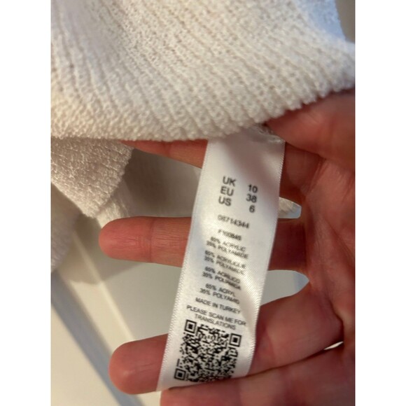 ASOS White Sweater, Sz 6 - Picture 4 of 4